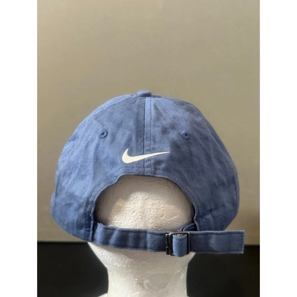 Nike Golf‎ Blue Dad Hat Adjustable Swoosh Logo Baseball Cap Mens Womens